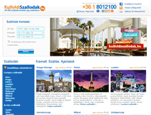 Tablet Screenshot of kulfoldiszallodak.hu